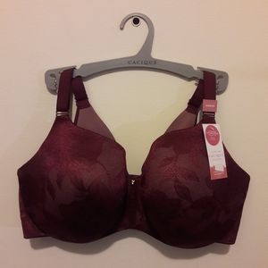CACIQUE Grape Wine Lightly Lined Balconette Bra